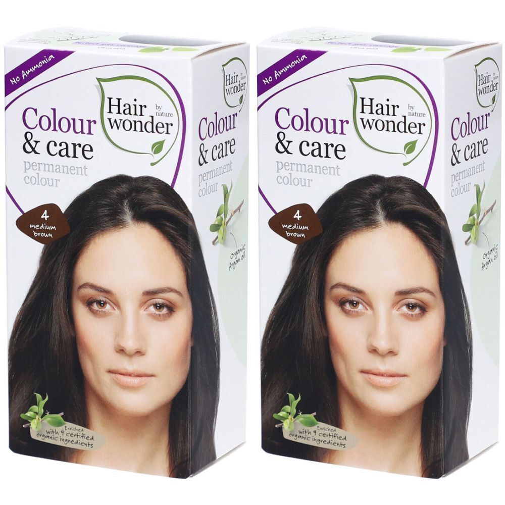 Hairwonder Colour & Care 4 Châtain Moyen