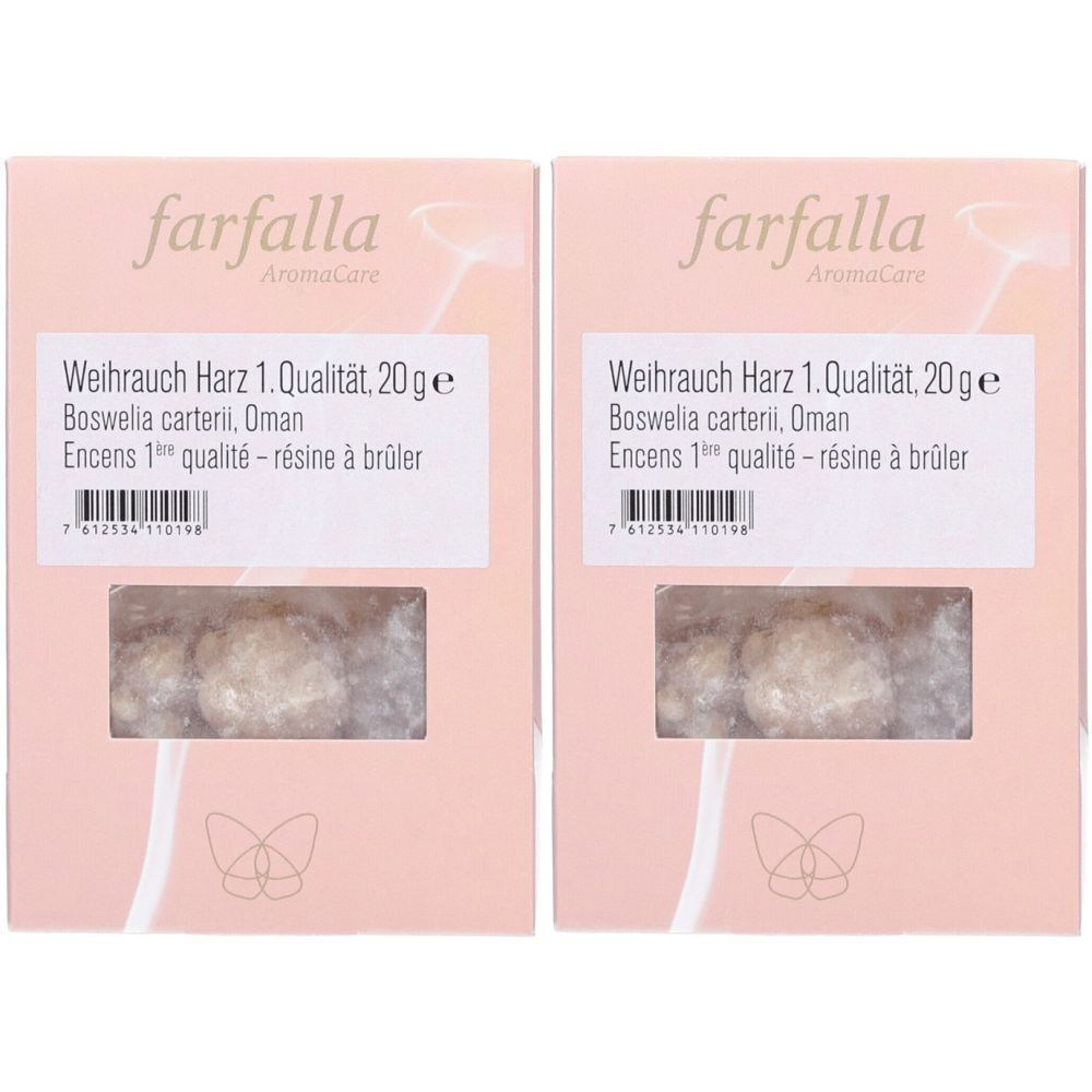 FARFALLA AromaCare Wierook 1e Kwaliteit - Brandende Hars