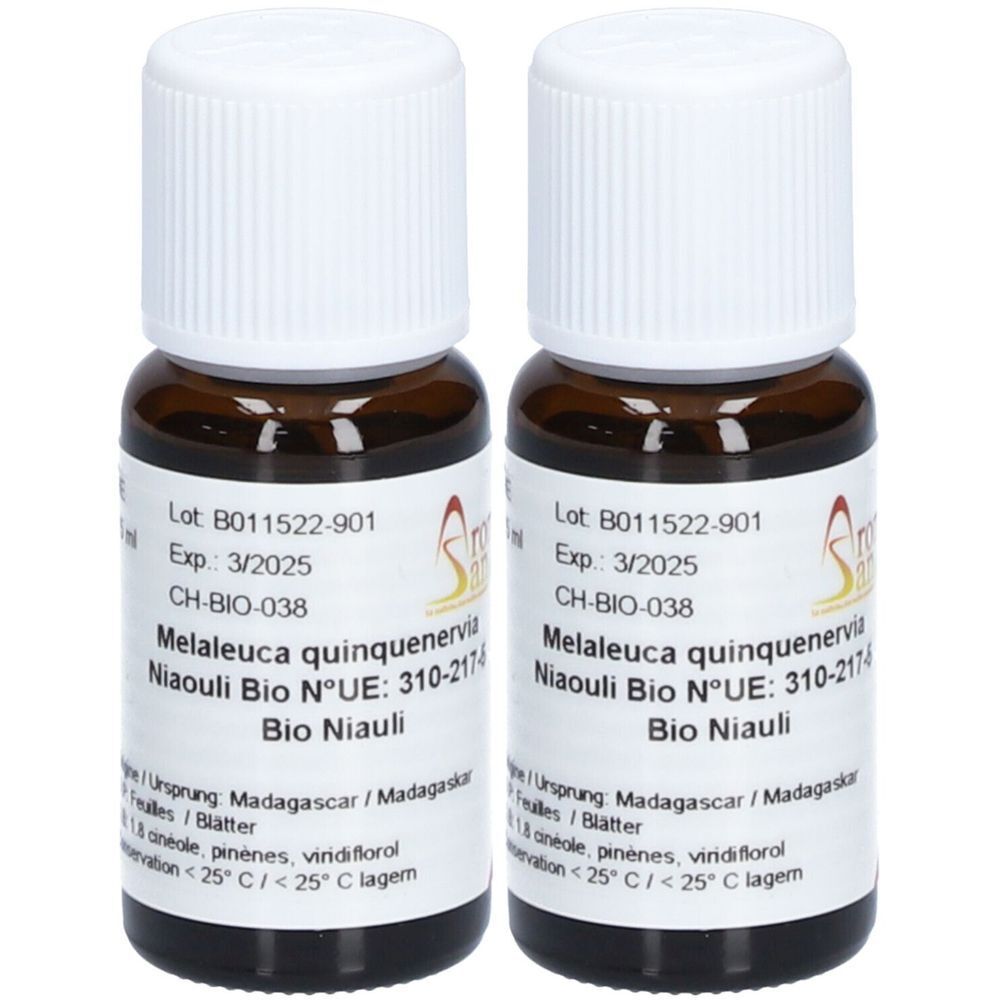 AROMASAN Huile essentielle de niaouli organique
