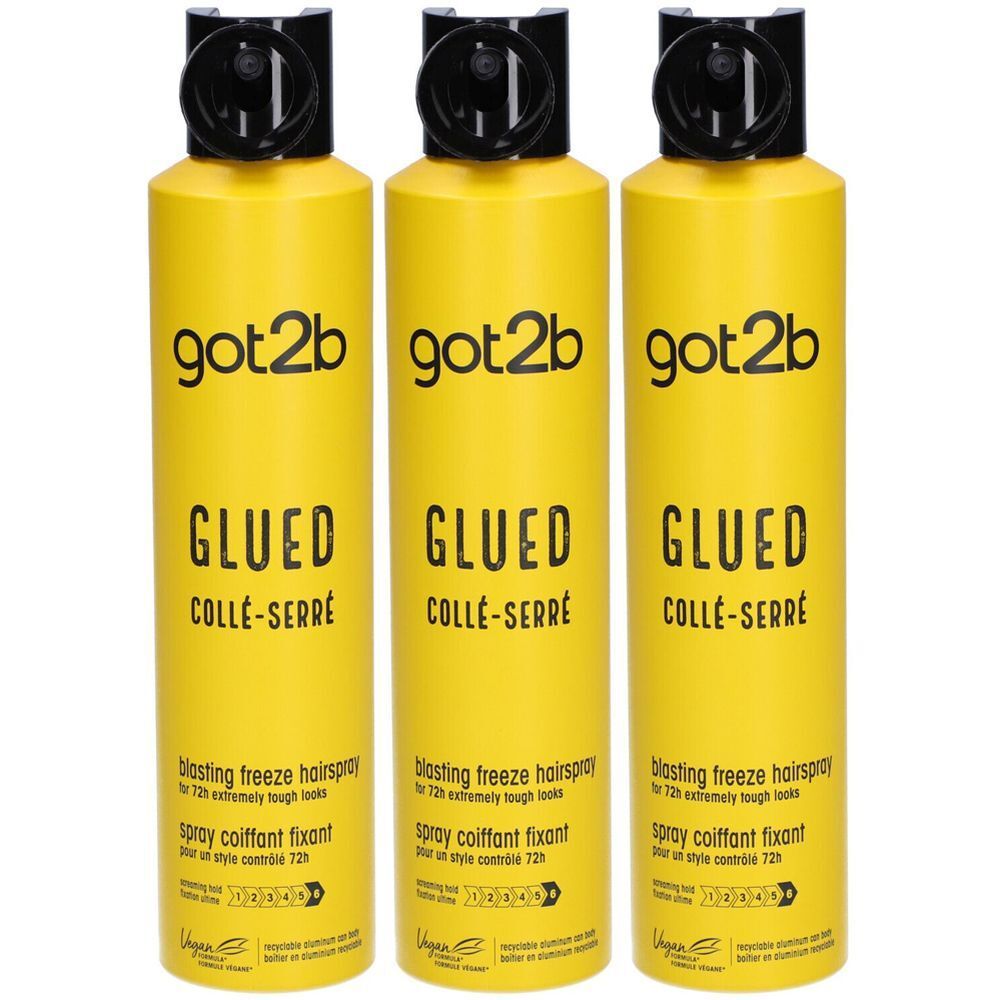 GOT2B Glued Collé-Serré Spray coiffant fixant