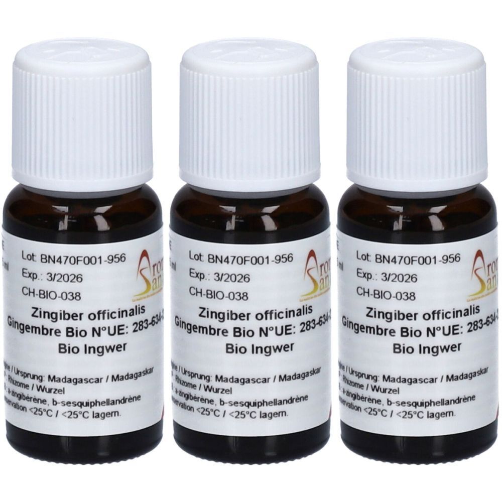 Huile essentielle de gingembre AROMASAN