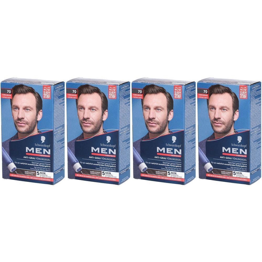 SCHWARZKOPF Men Perfect 70 Naturel donker kastanje