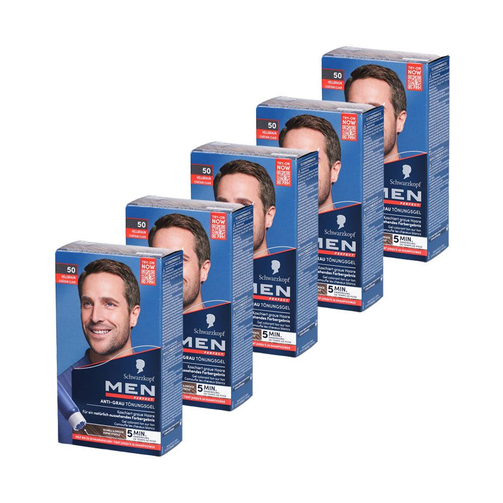 SCHWARZKOPF Men Perfect 50 Châtain clair naturel