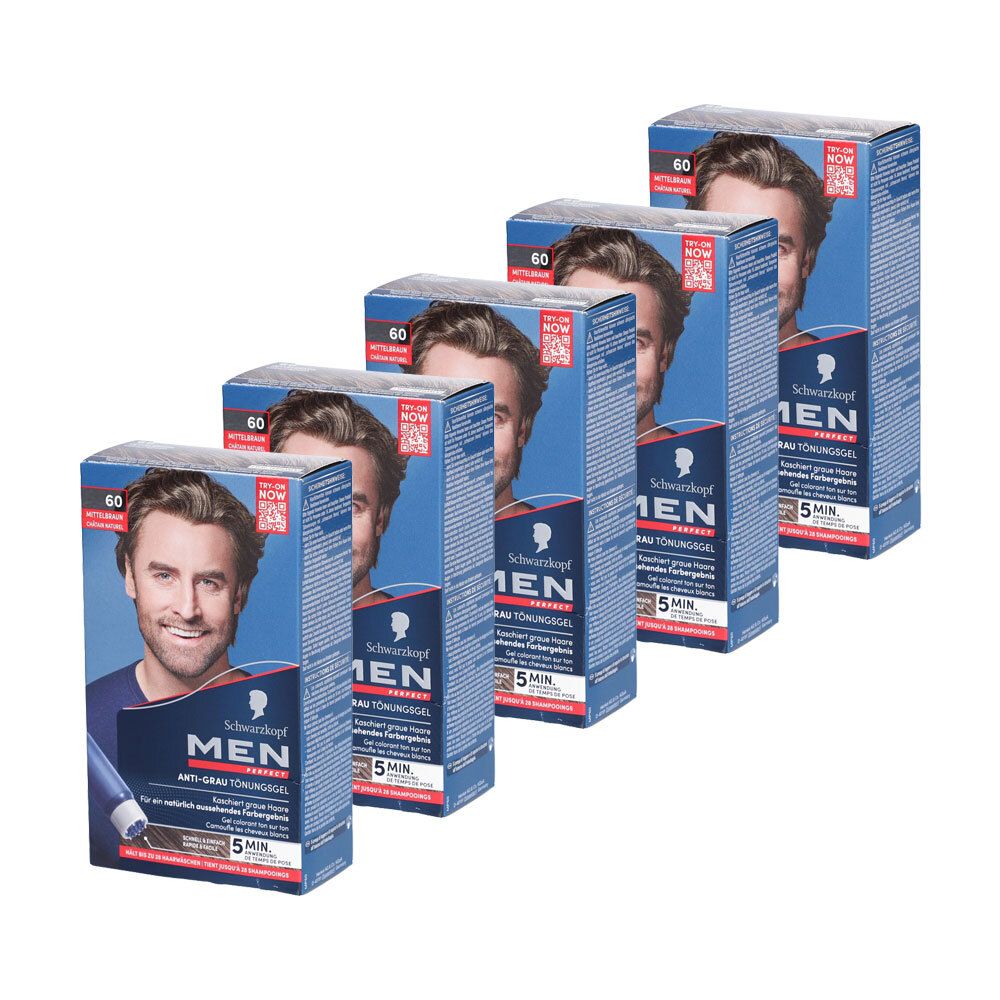 SCHWARZKOPF Men Perfect 60 Châtain naturel