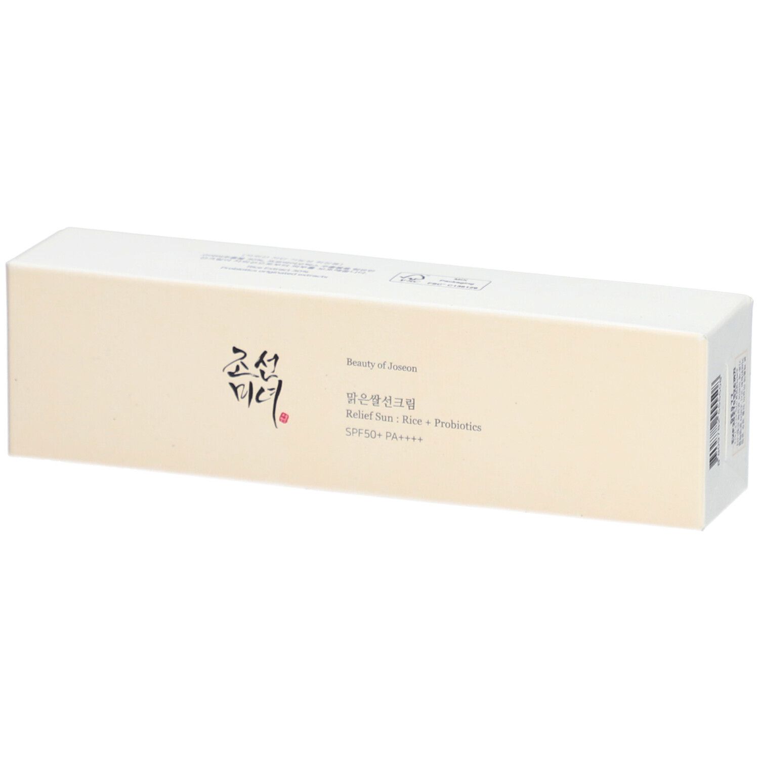 Beauty of Joseon Relief Sun : Rice + Probiotics, Lichtgewicht zonnebrandcrème met SPF 50