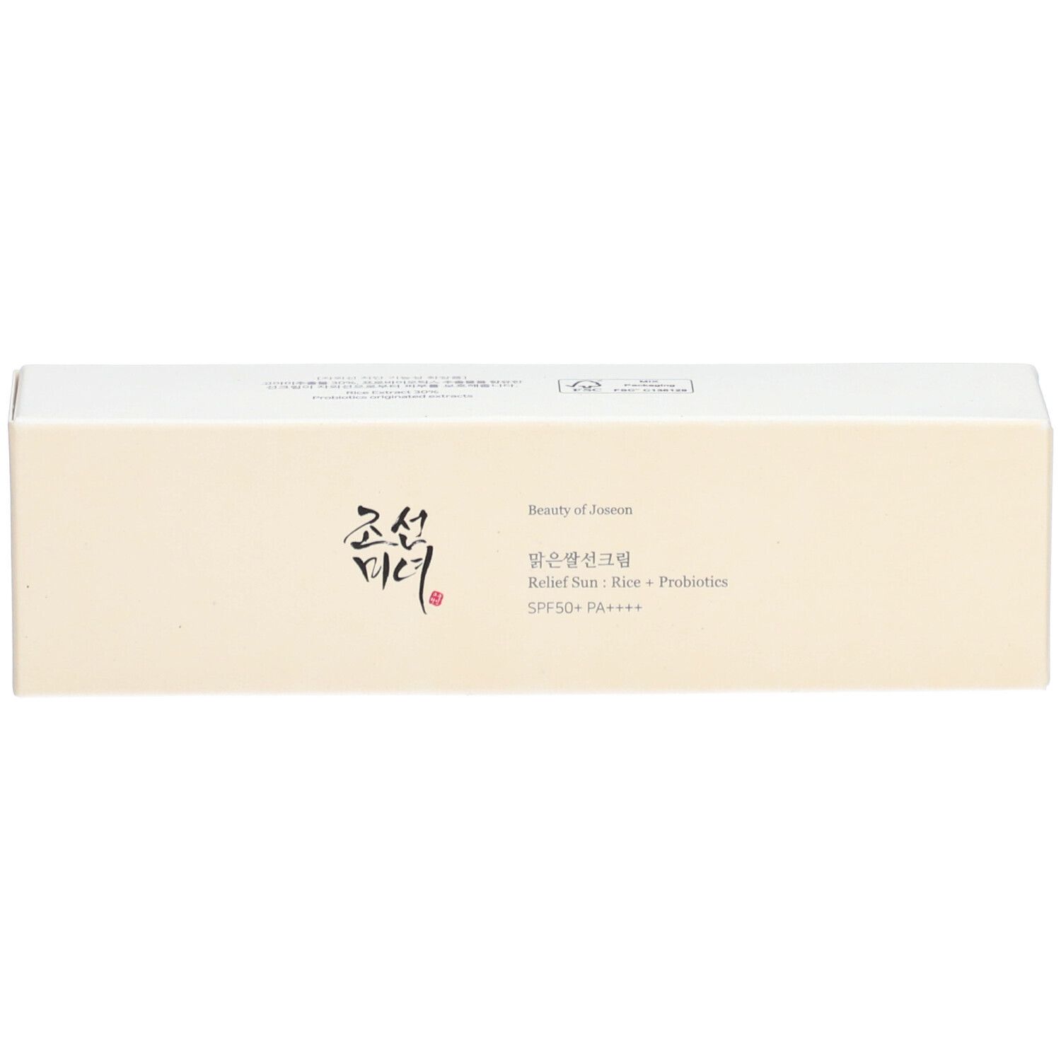 Beauty of Joseon Relief Sun : Rice + Probiotics, Lichtgewicht zonnebrandcrème met SPF 50