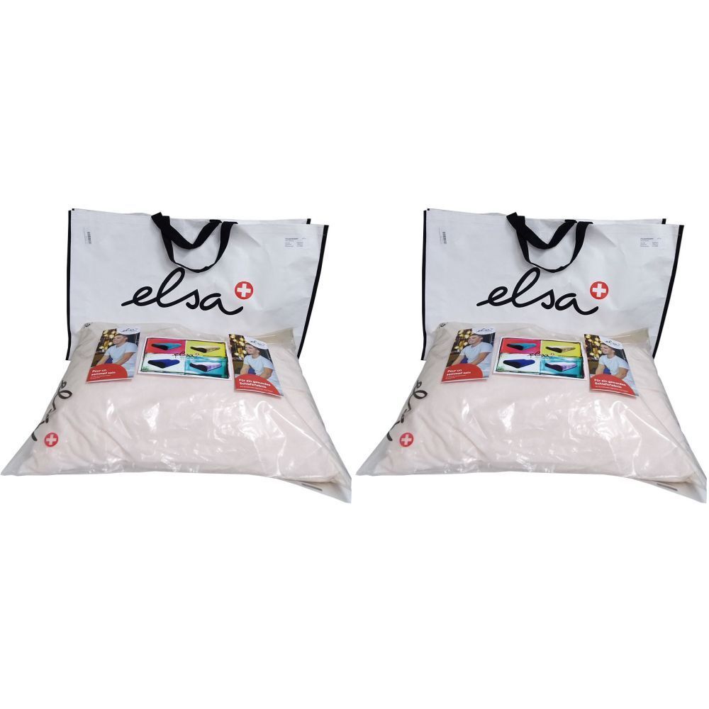 Oreiller doux ELSA 50 x 70 cm sans taie d'oreiller