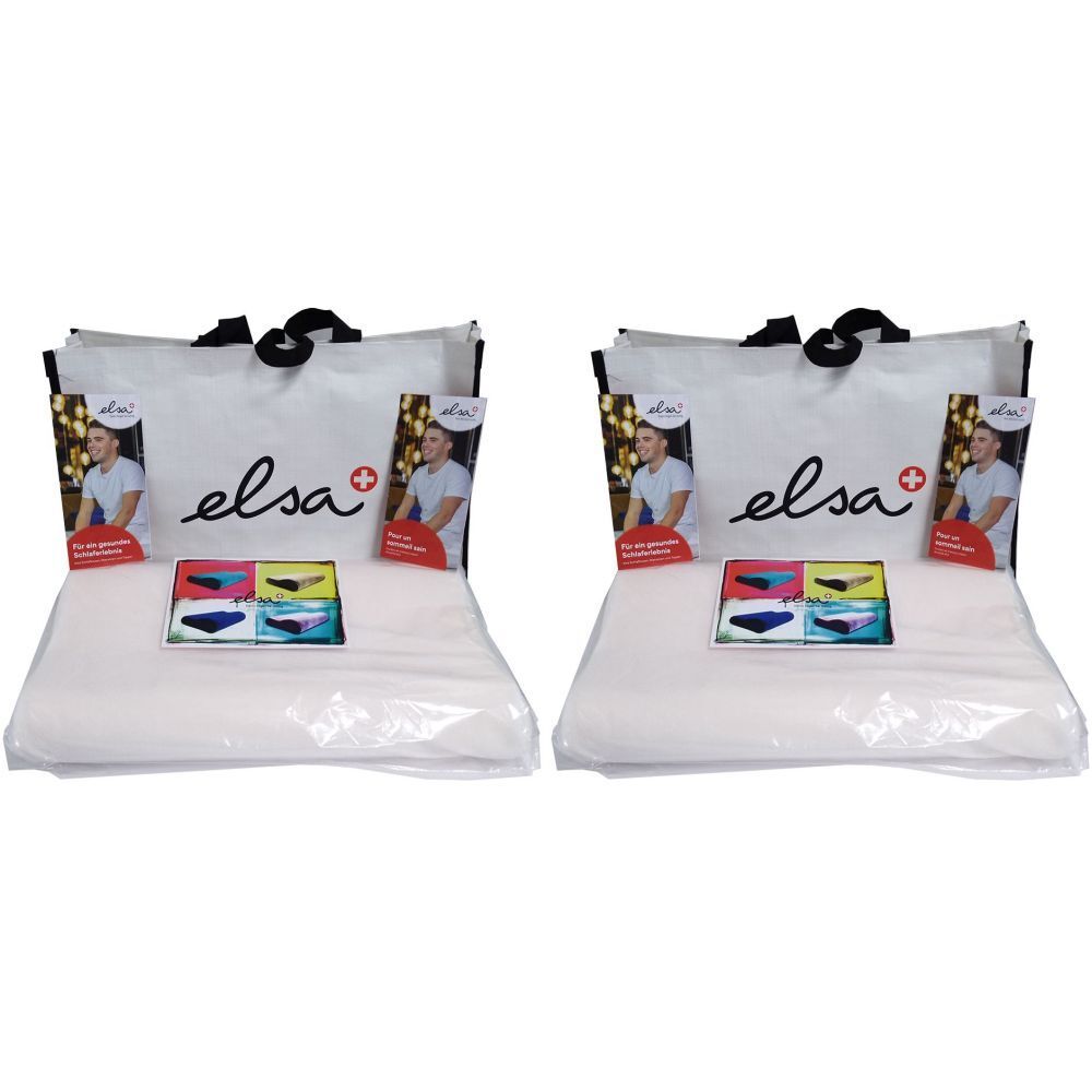 ELSA Nekkussen 50 x 9 cm Fluwelen hoes Ecru