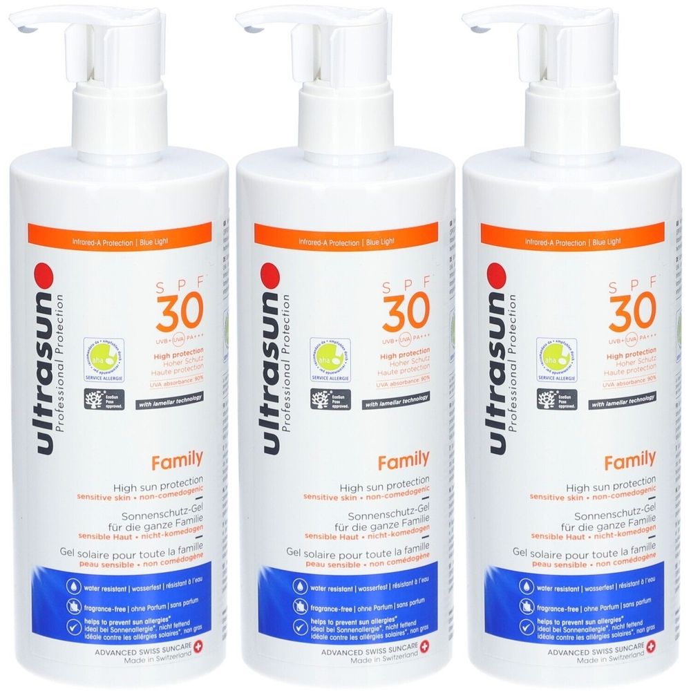 ULTRASUN SPF30 voor de hele familie