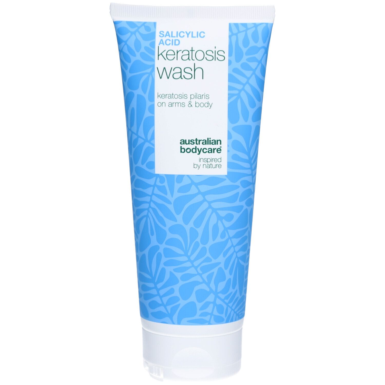 Tube bleu de Australian Bodycare Salicylic Acid Keratosis Wash.