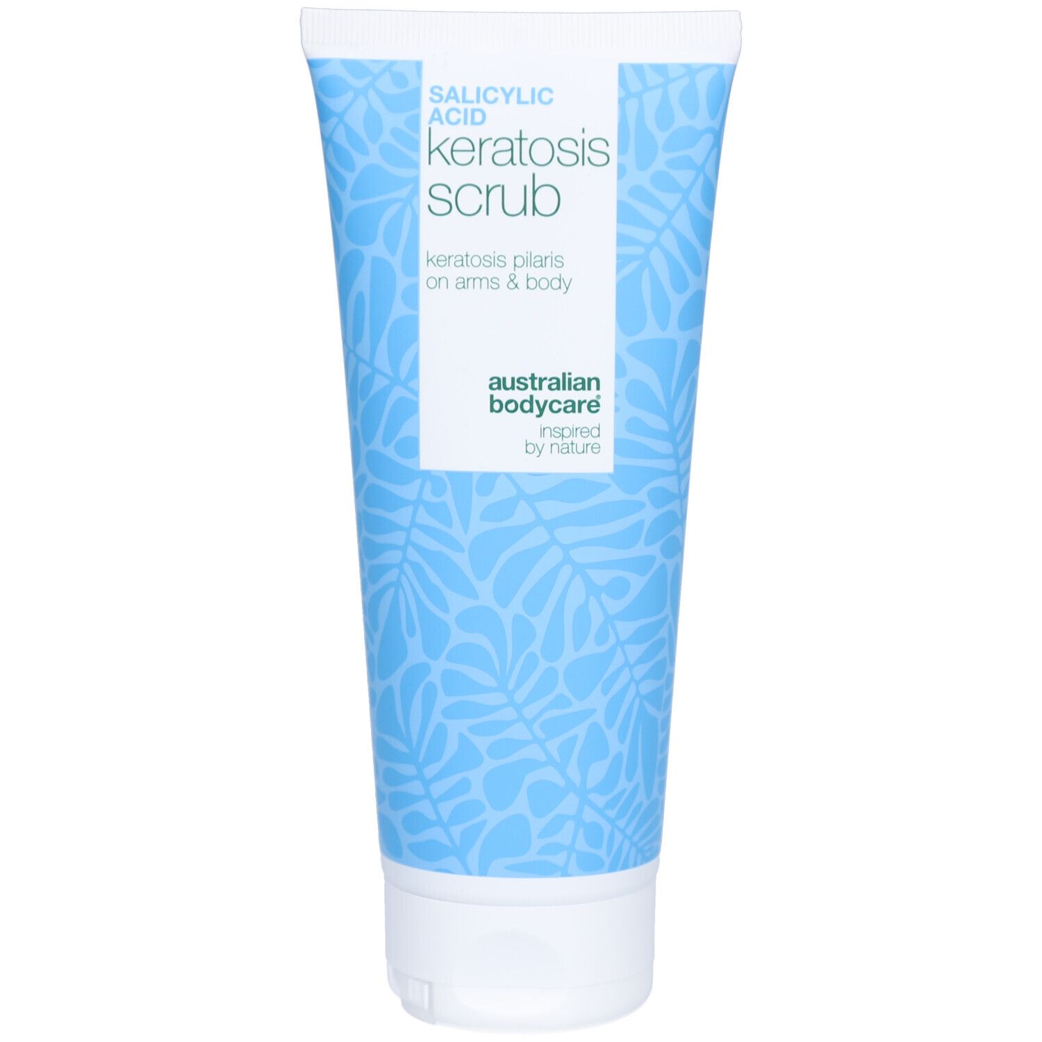 Tube de gommage kératose à l'acide salicylique pour bras et corps.