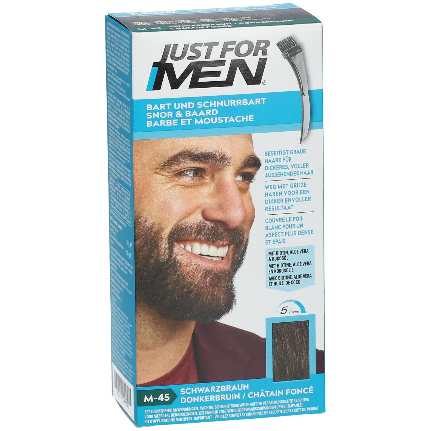 Just For Men Kleurgel Snor & Baard Donkerbruin