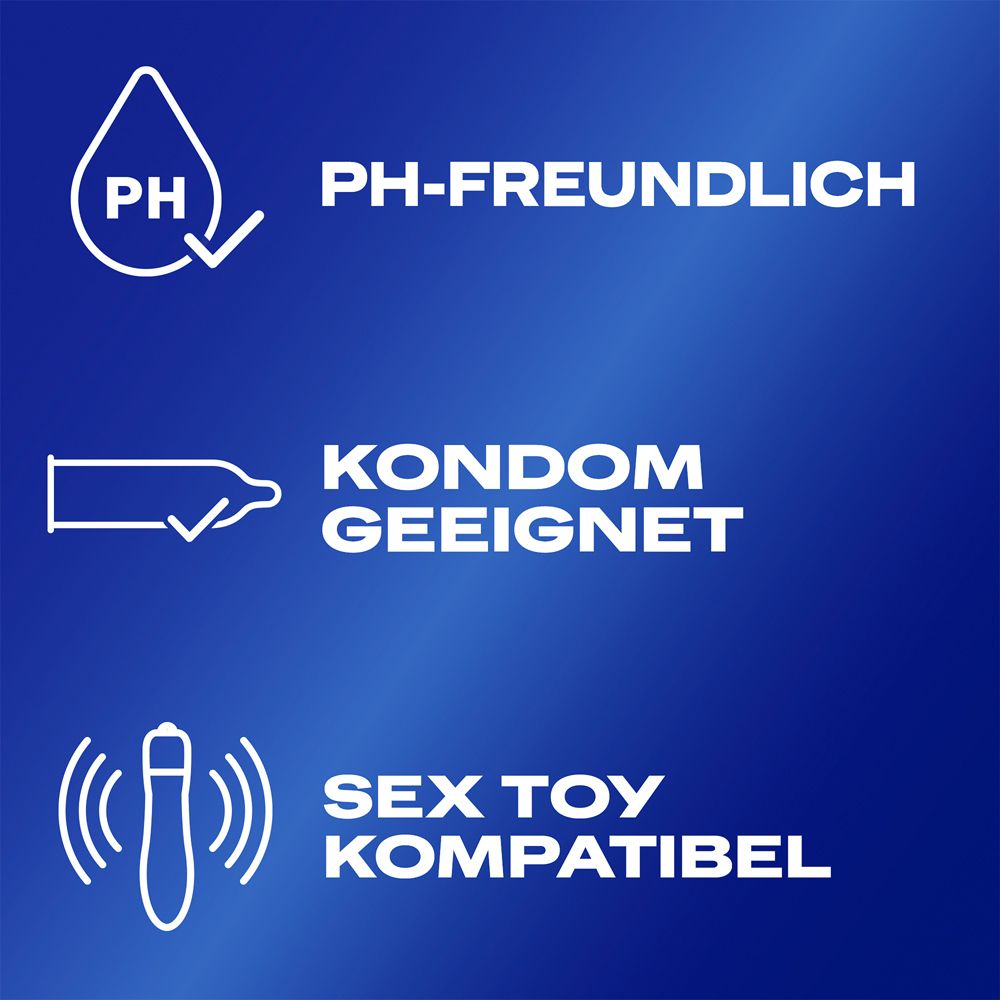 Durex Play Feel : PH neutre, compatible préservatifs, compatible sextoys.