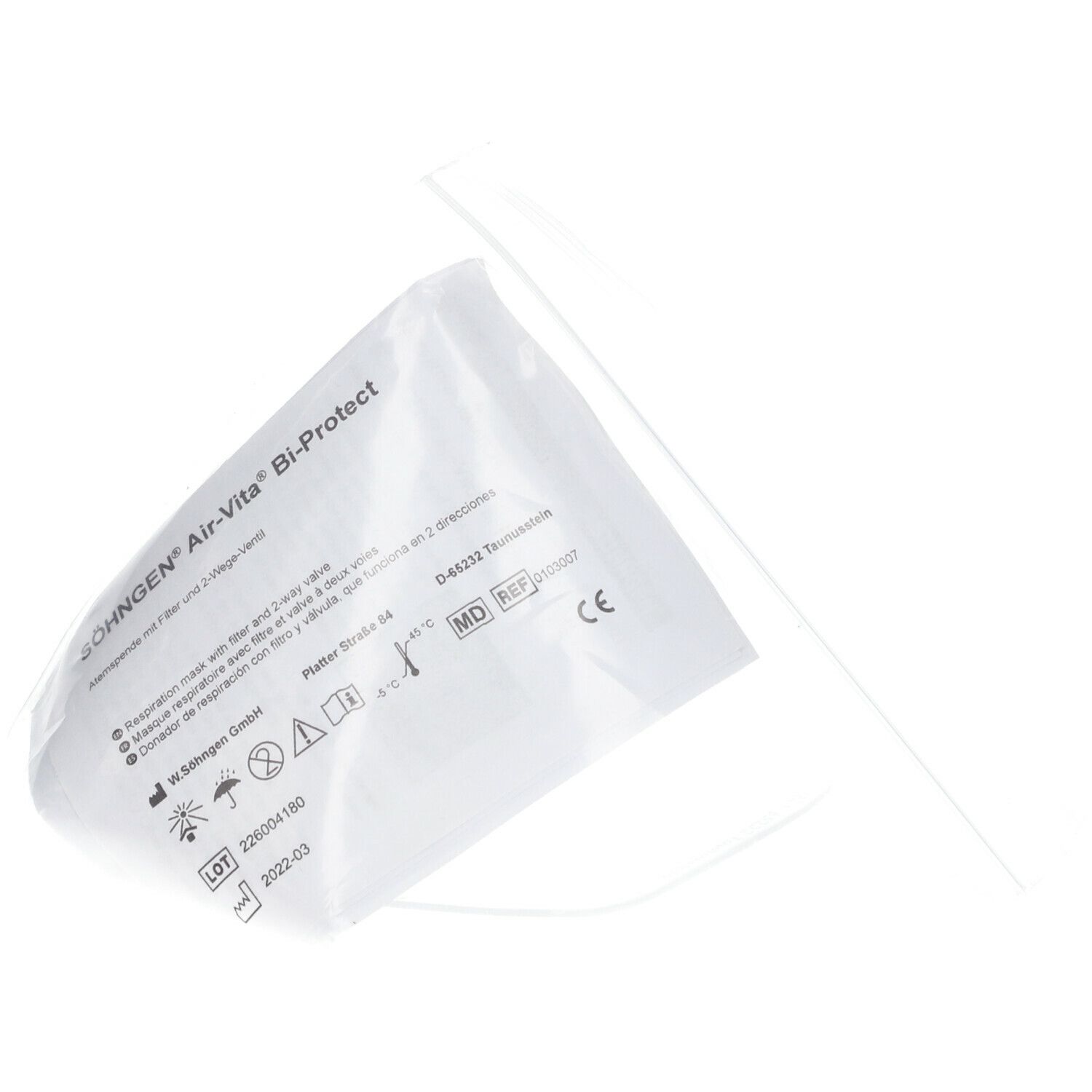 Air-Vita® Bi-Protect in transparante verpakking. Product en verpakking zichtbaar.