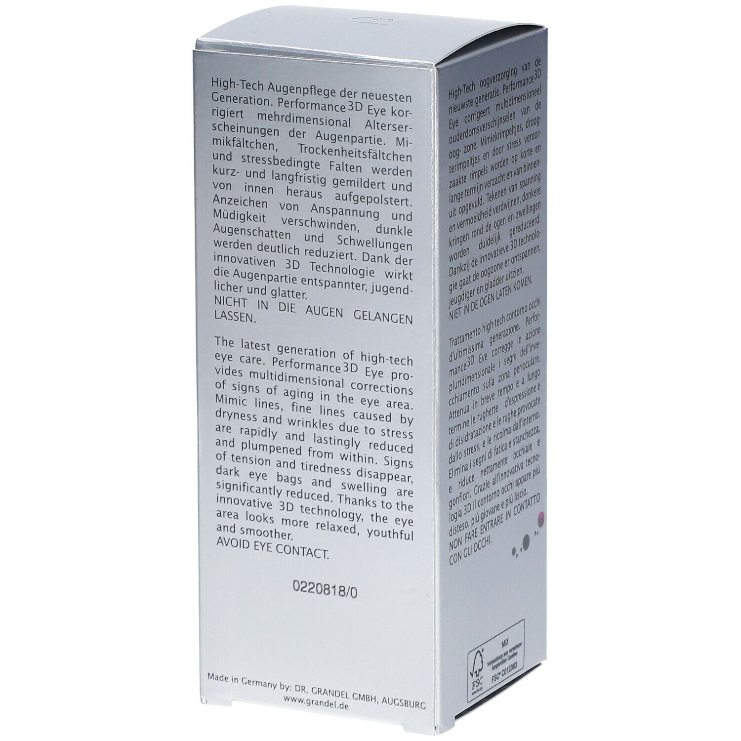 Dr. Grandel Performance 3d Eye