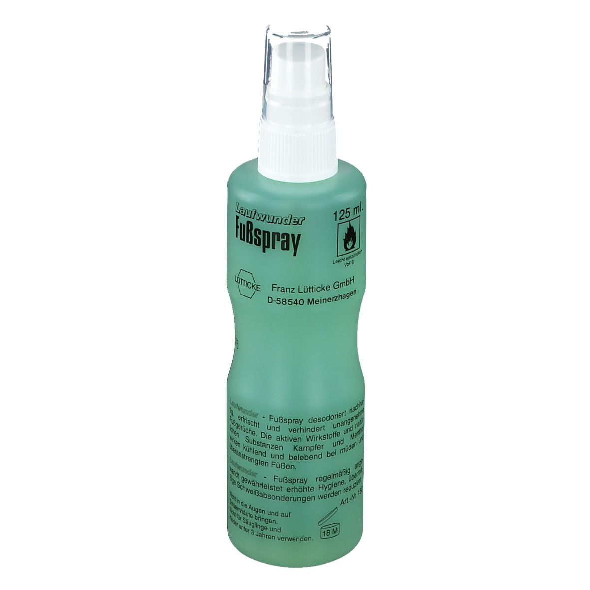 Laufwunder Spray pour les Pieds sans Gaz