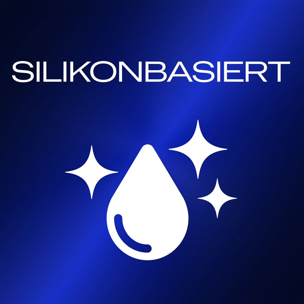 Symbole : goutte avec étoiles, à base de silicone.