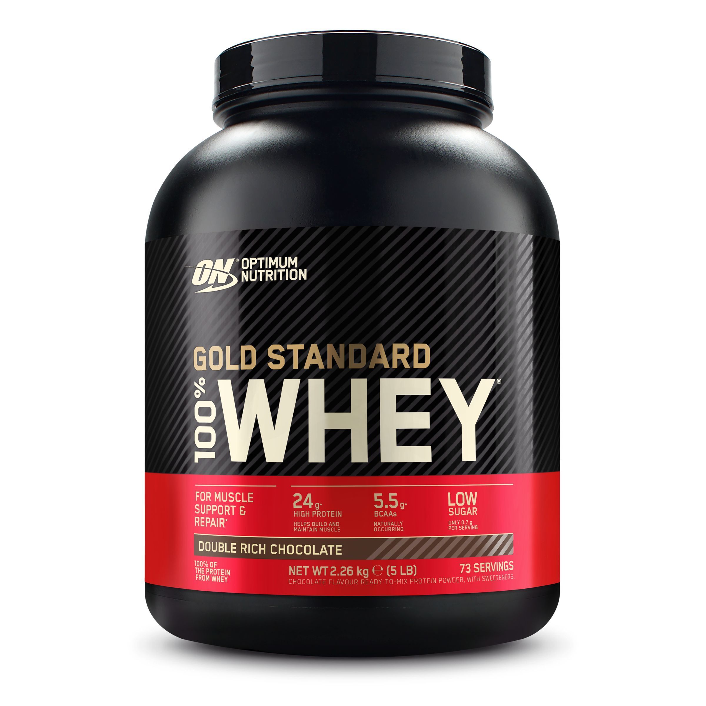 Optimum Nutrition 100 % Whey Gold Standard, Double Chocolat riche