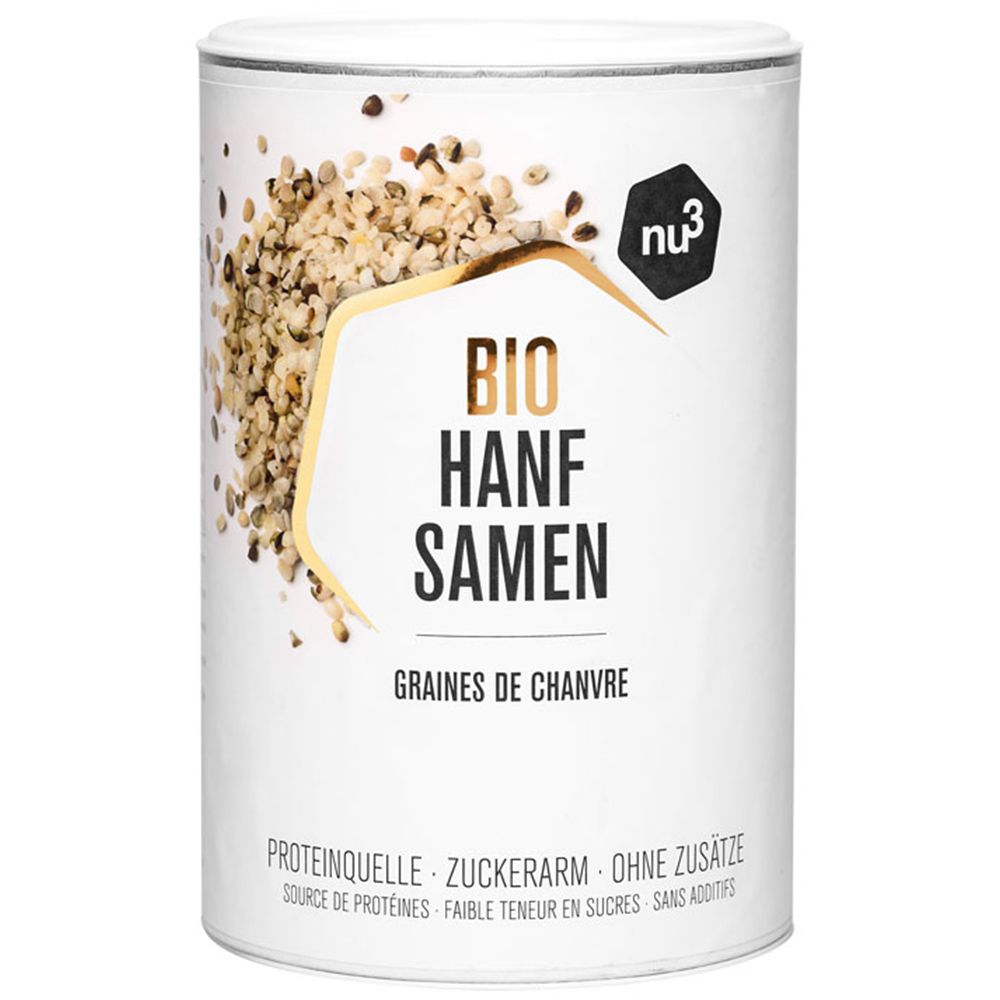 nu3 Geschälte Bio-Hanfsamen aus Österreich
