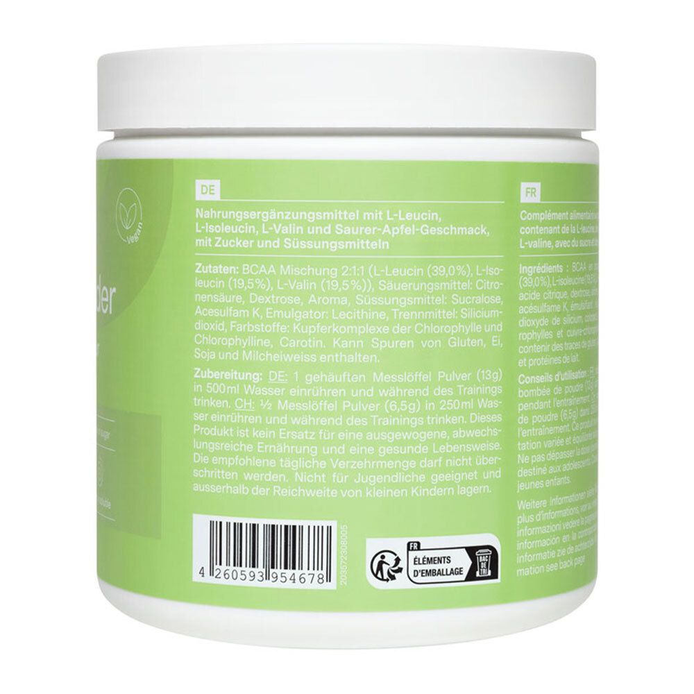 nu3 BCAA Powder Fresh Apple