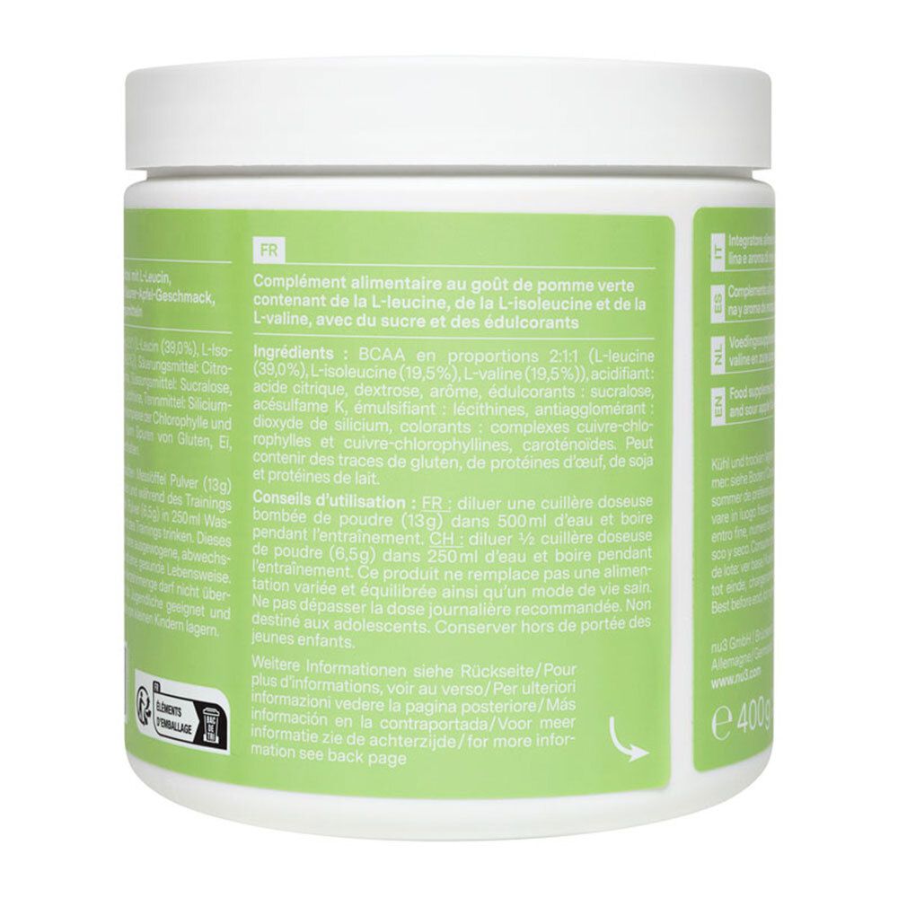 nu3 BCAA Powder Fresh Apple