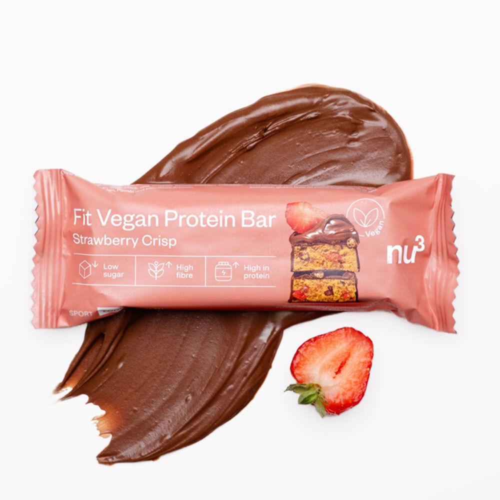 nu3 Fit Vegan Bar Strawberry Crisp