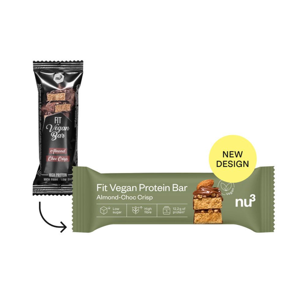 nu3 Fit Vegan bar Almond Choc Crisp