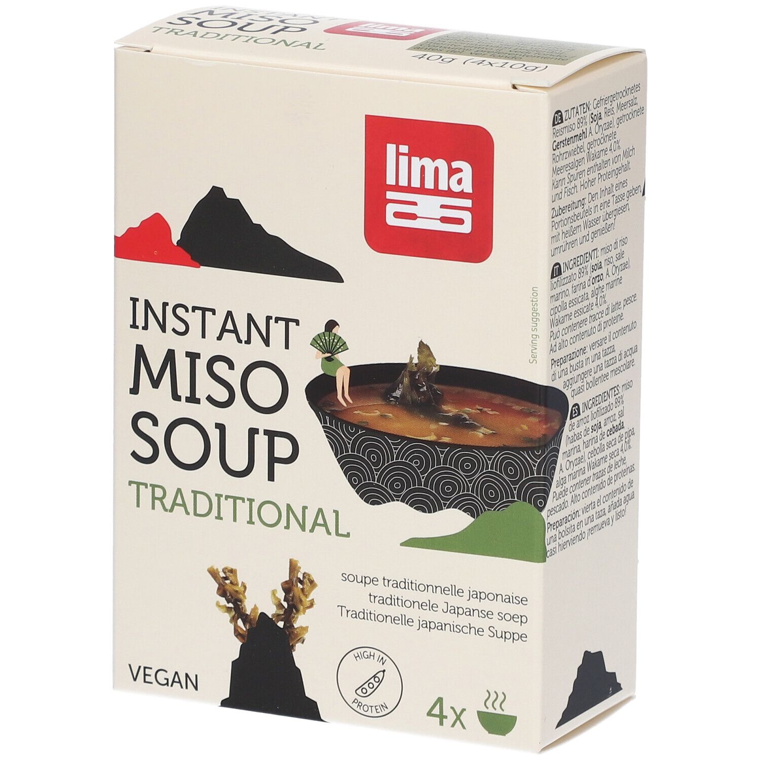 Lima Instant Miso Soupe Traditionnelle