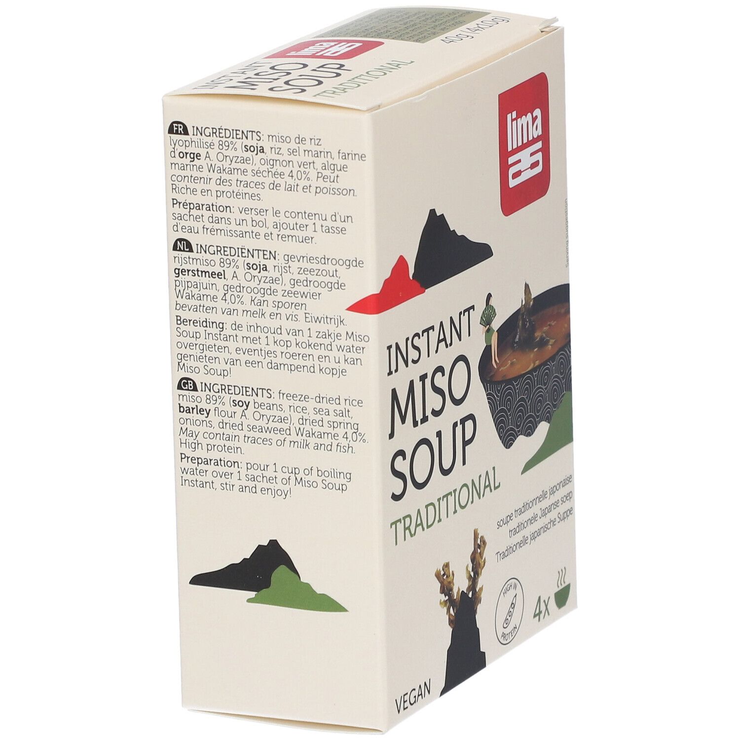 Lima Instant Miso Soupe Traditionnelle