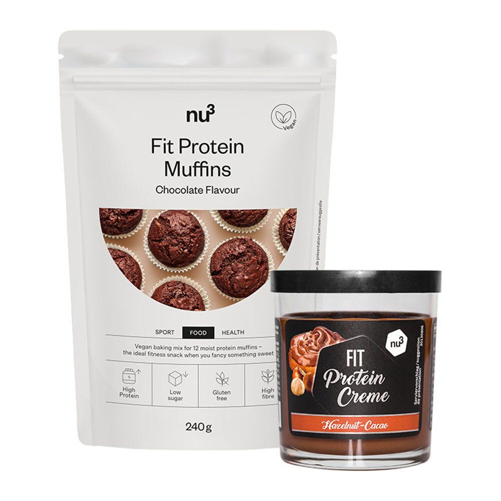 nu3 Fit Protein Muffins + nu3 Fit Protein Creme