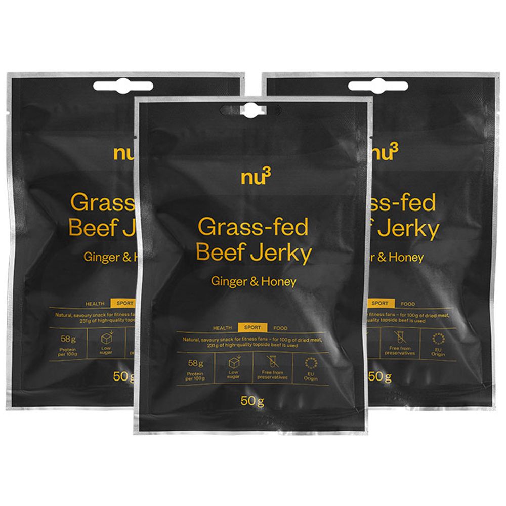 nu3 Beef Jerky Gingembre + Miel