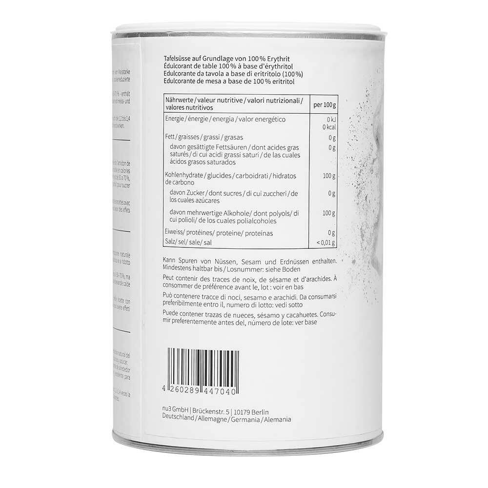 nu3 Erythritol, Suikervervanger