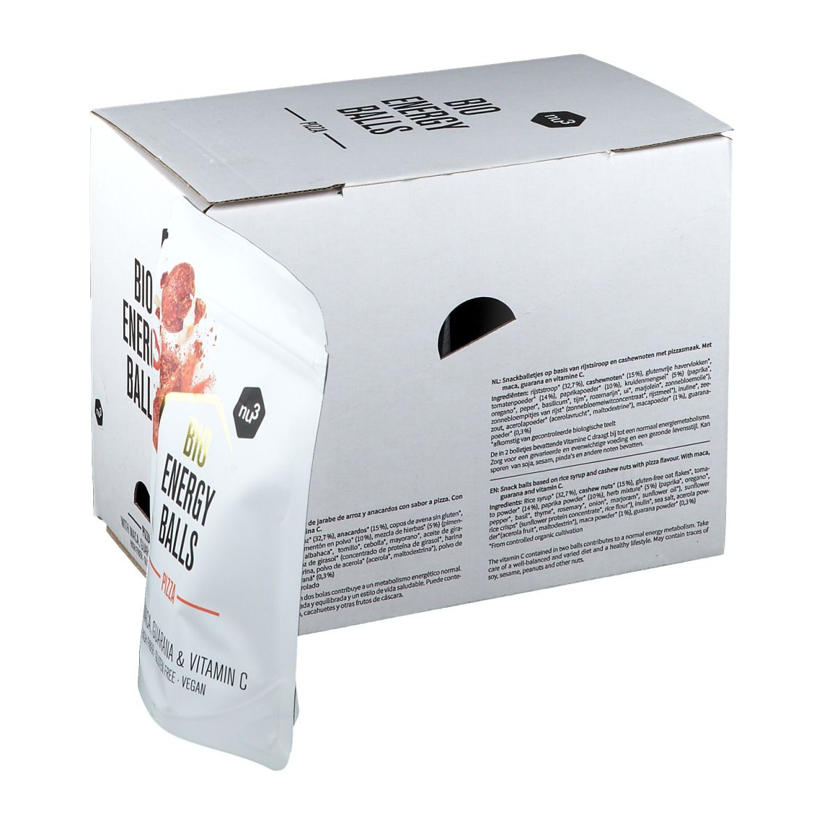 nu3 Energy Balls Pizza Bio