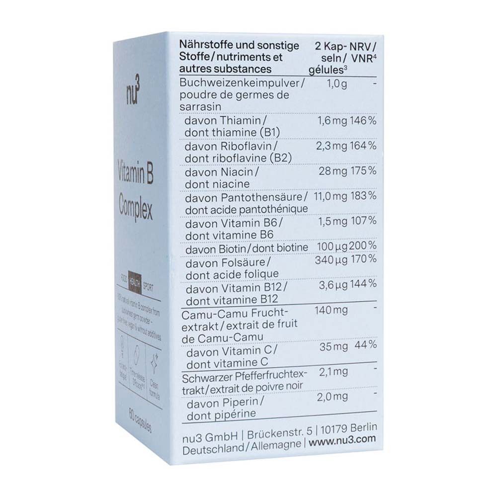 nu3 Vitamine B Complex