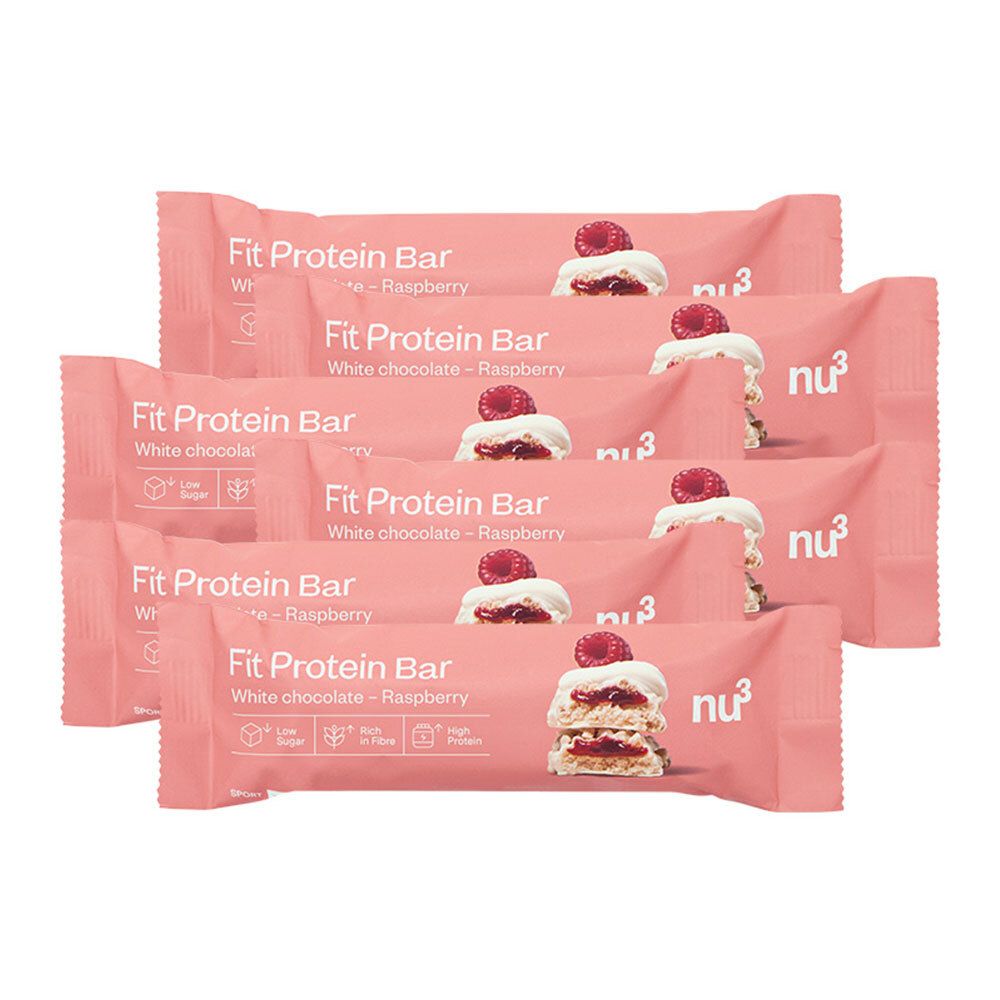 nu3 Fit Protein Bar Chocolat Blanc Framboise