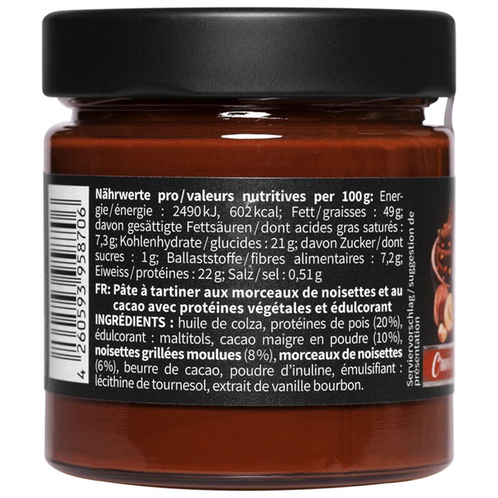 nu3 Crème Protéinée Vegan Noisettes-Cacao