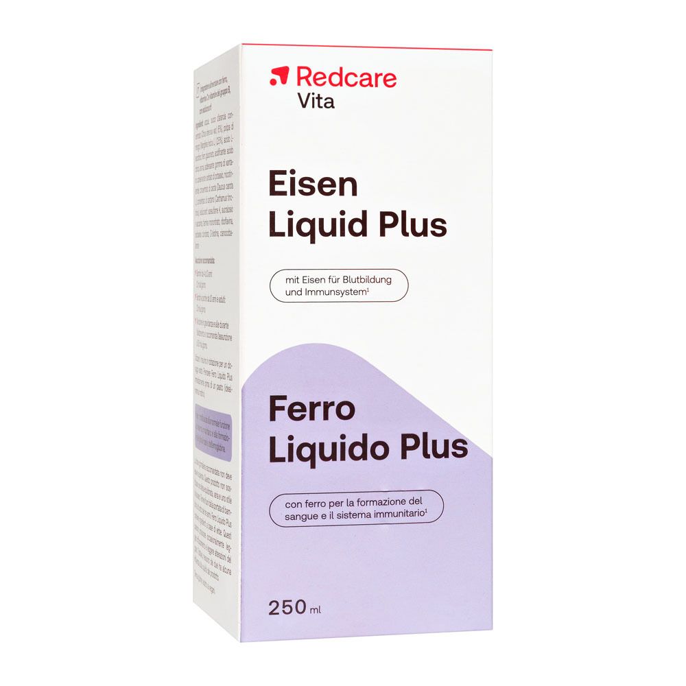 Boîte pliante de Redcare Vita Eisen Liquid Plus, 250ml.