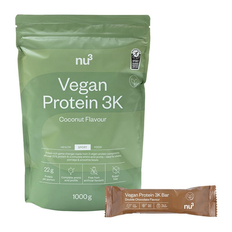 Vegan Protein 3K Bar + Vegan Protein 3K Coconut