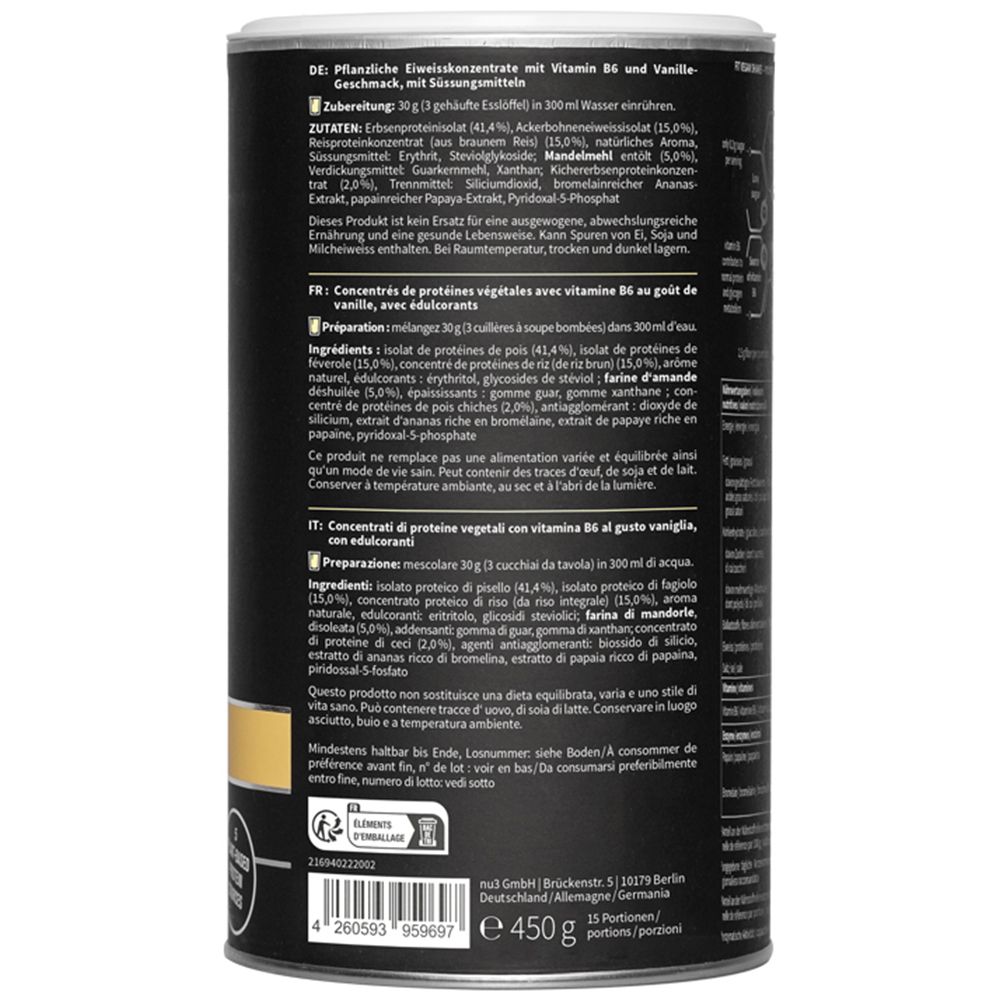 nu3 Fit Vegan Shake Vanilla