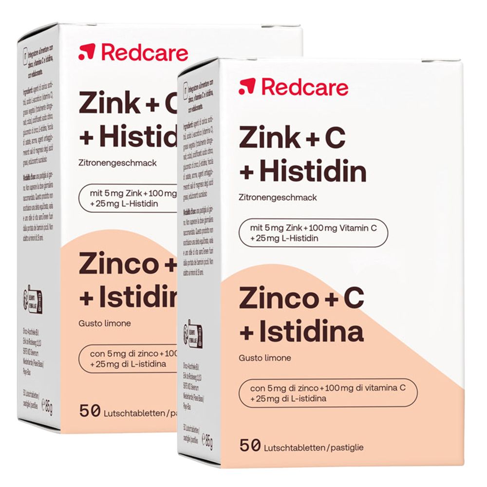 2er Set Zink+ C+Histidin RedCare