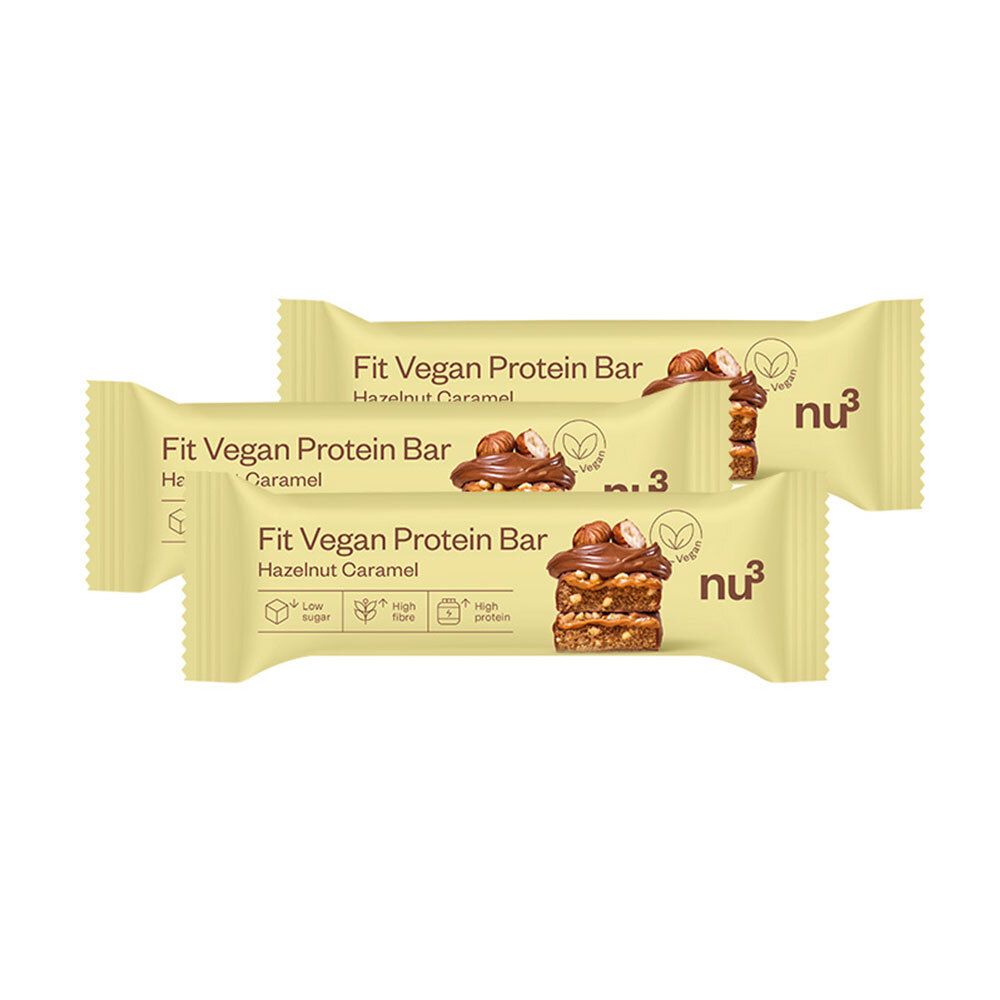 nu3 Fit Vegan Protein Bar Noisette-Caramel