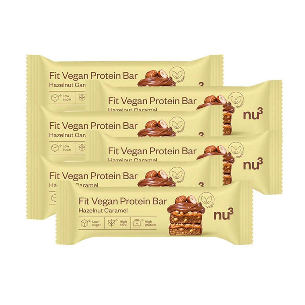 nu3 Fit Vegan Protein Bar Noisette-Caramel