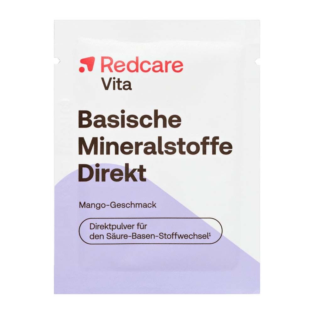 Sachet Redcare Basische Mineralstoffe Direkt. Smaak mango.
