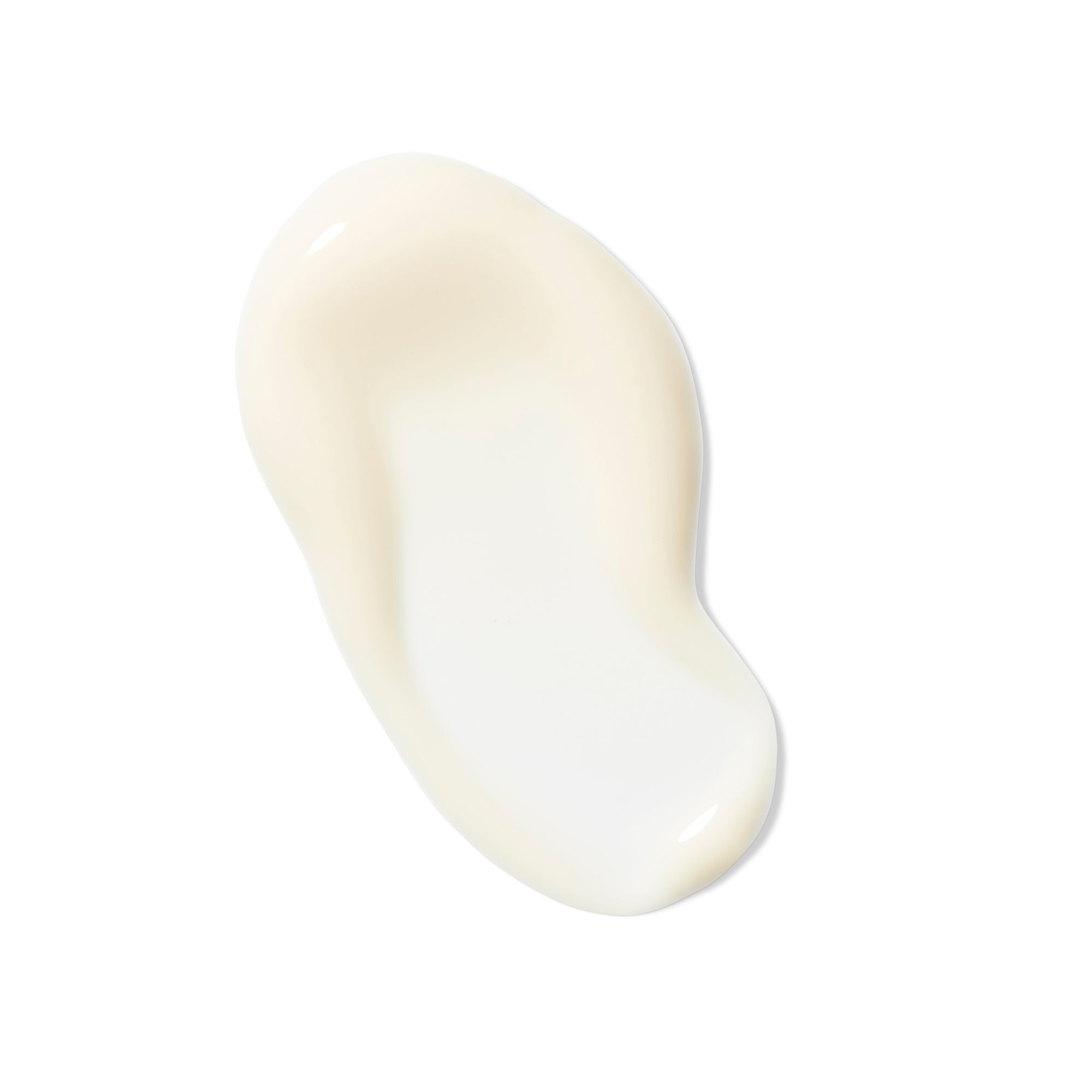 Kleur crème op witte achtergrond. Crèmekleurige textuur.