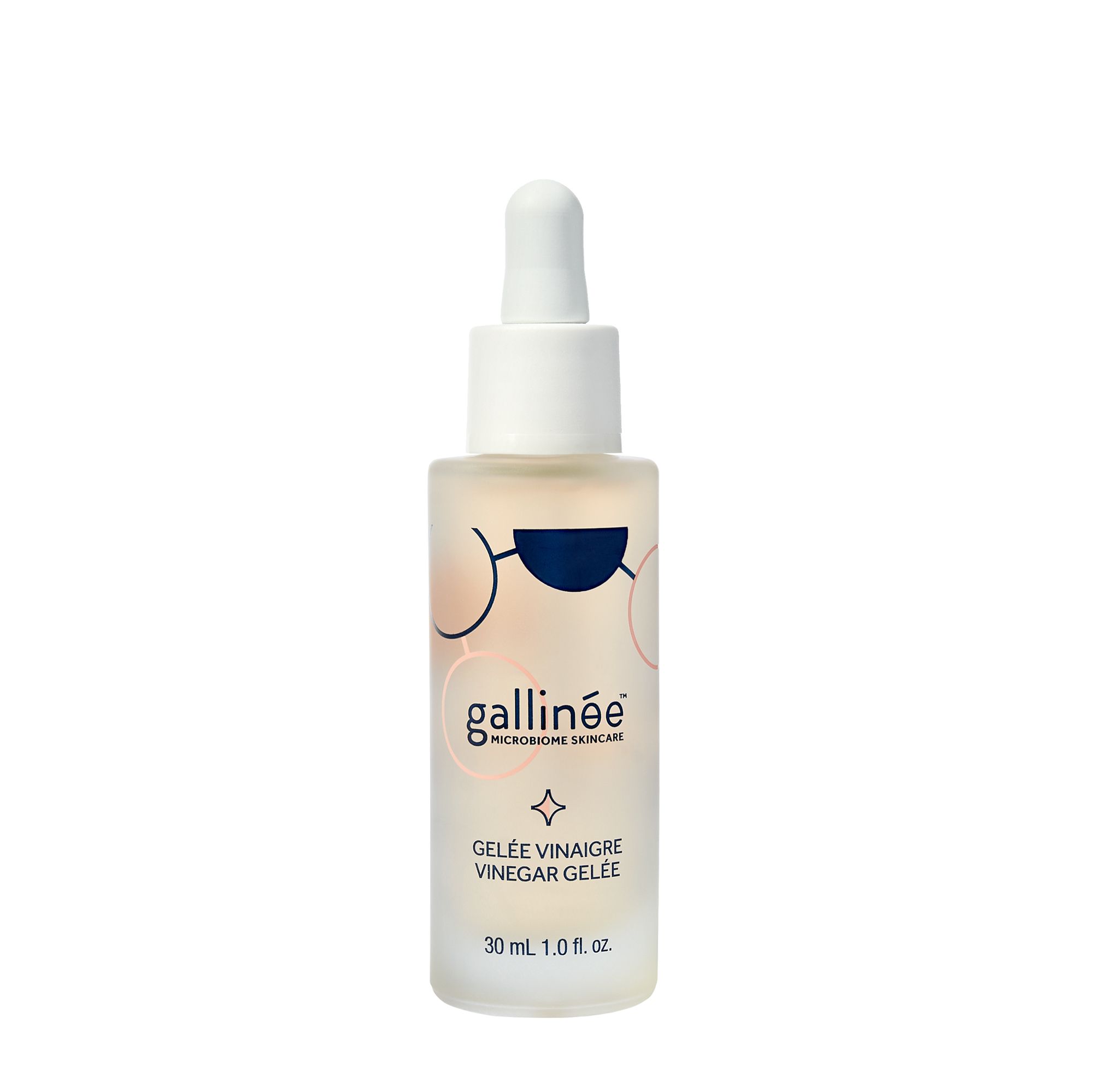 Flacon avec pipette. Inscription: Gallinée, Gelée Vinaigre, 30 ml.