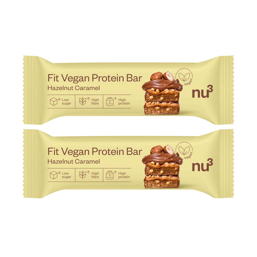 nu3 Fit Vegan Protein Bar Noisette-Caramel