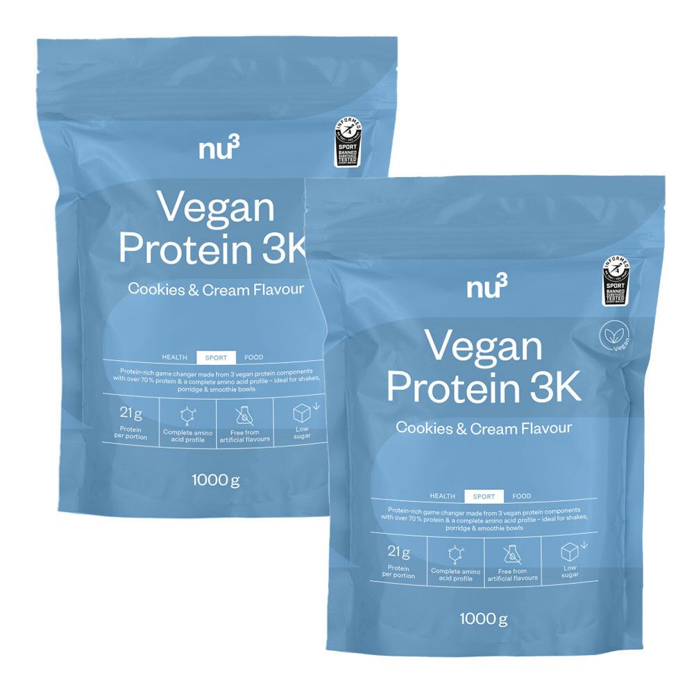 nu3 Vegan Protein 3K Cookies & Cream