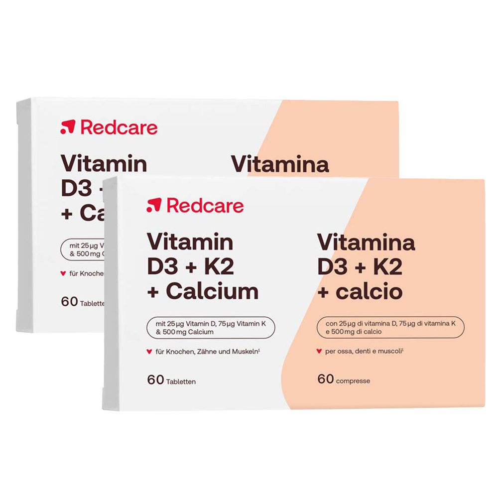 Redcare Vitamine D3 + K2 + Calcium