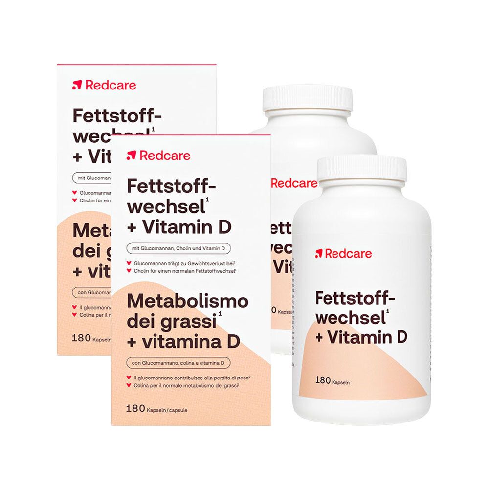 Redcare Métabolisme des Graisses + Vitamine D