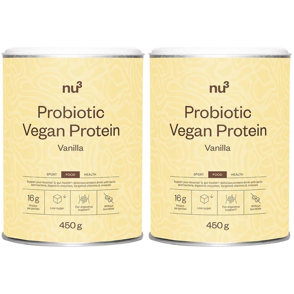 nu3 Probiotic Vegan Protein Vanilla